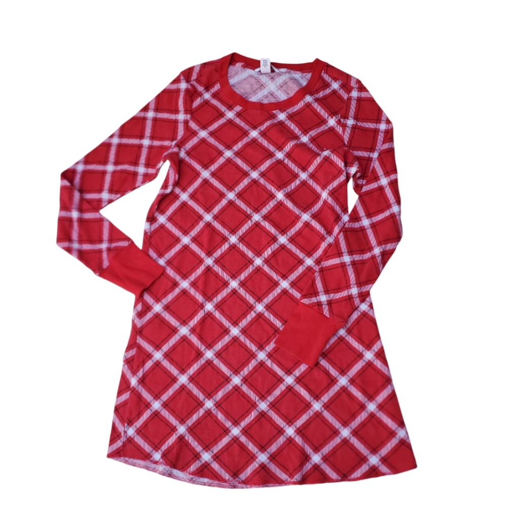 Victorias Secret Plaid Thermal Nightshirt